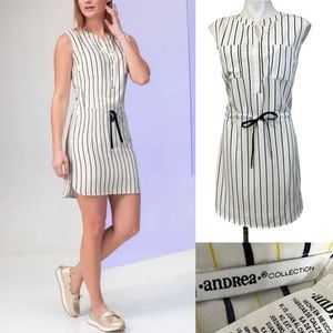 Andrea VESTIDO dress MULTICOLOR 2827025 - size LRG navy striped mini dress